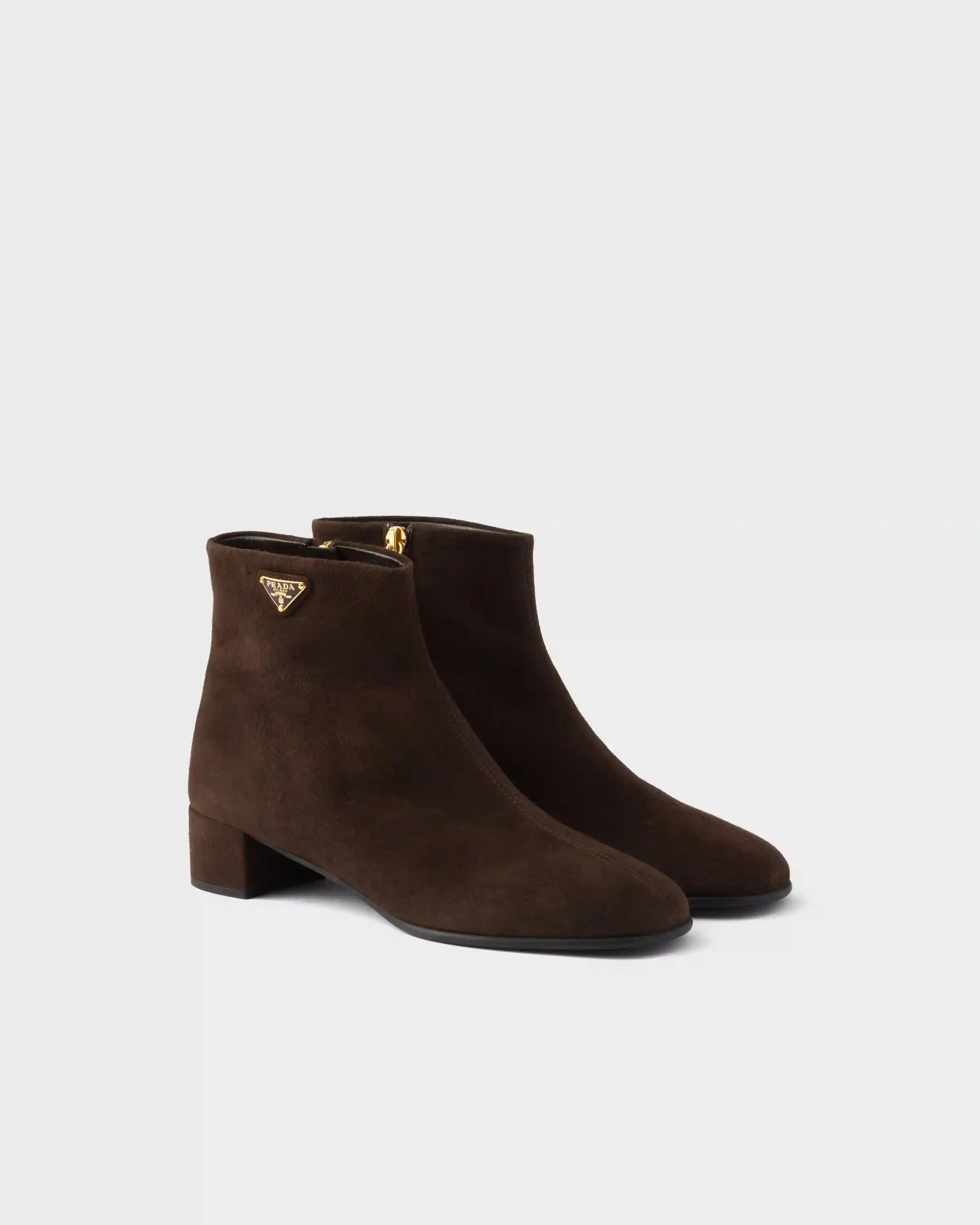 Suede booties
