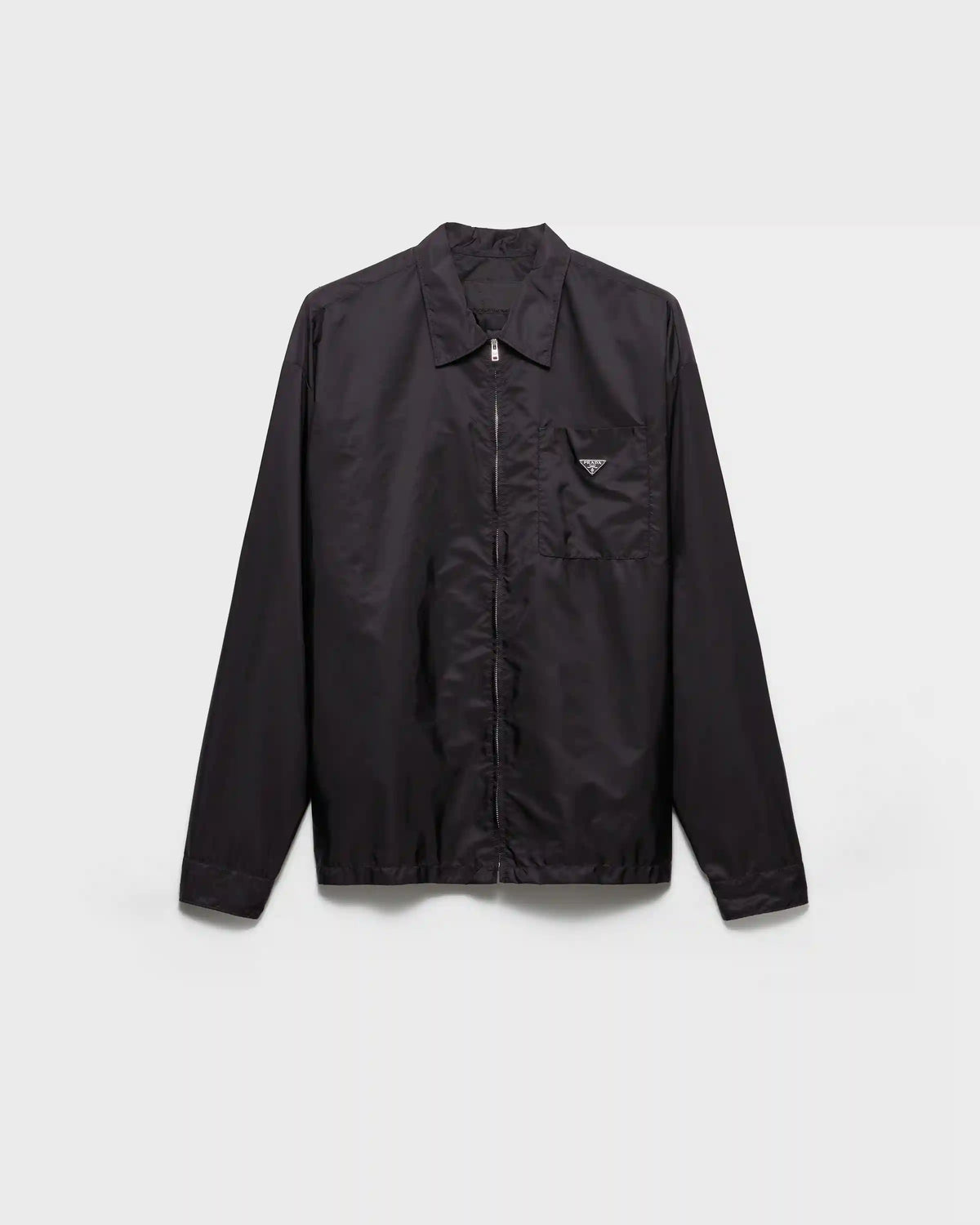 Re-Nylon zipper shirt