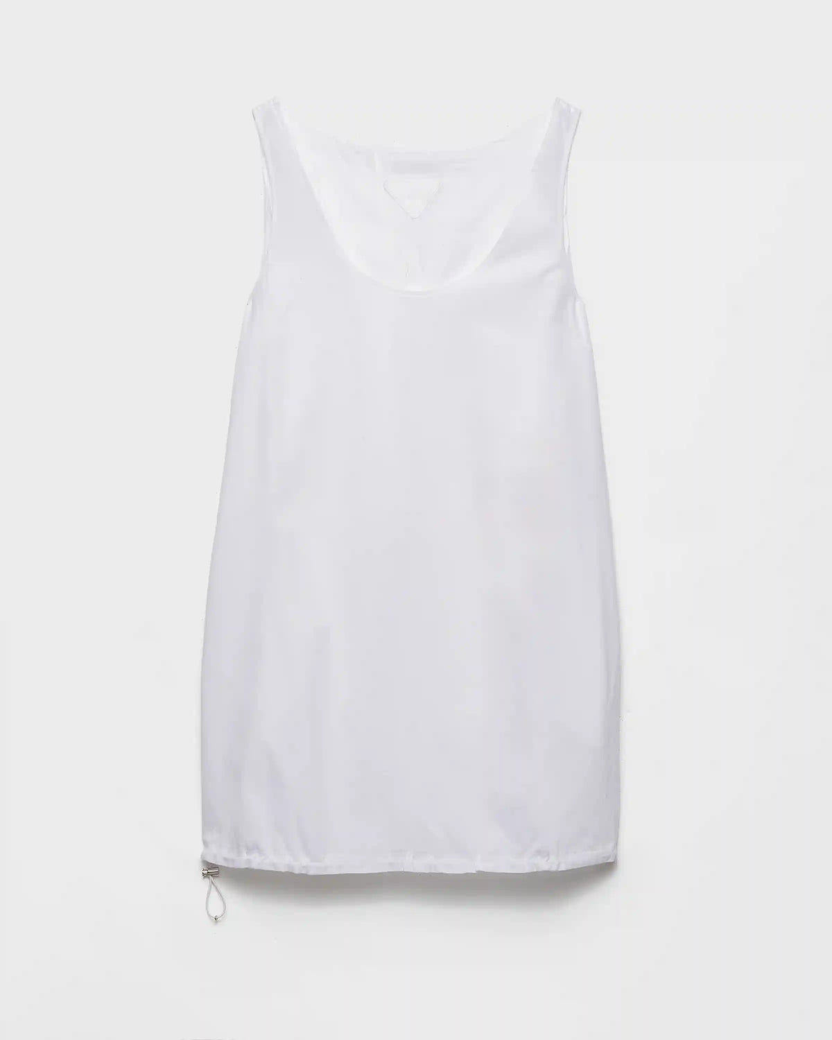 Reversible cotton jersey and Re-Nylon mini-dress
