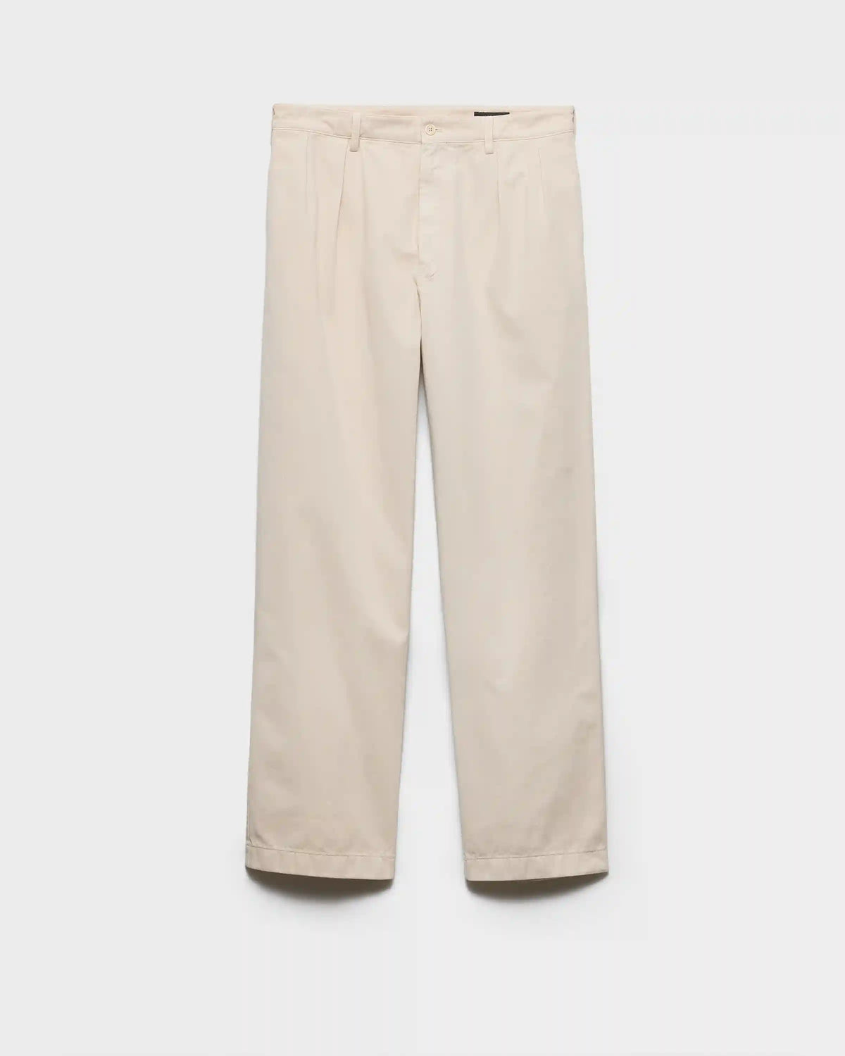 Wide-leg cotton pants