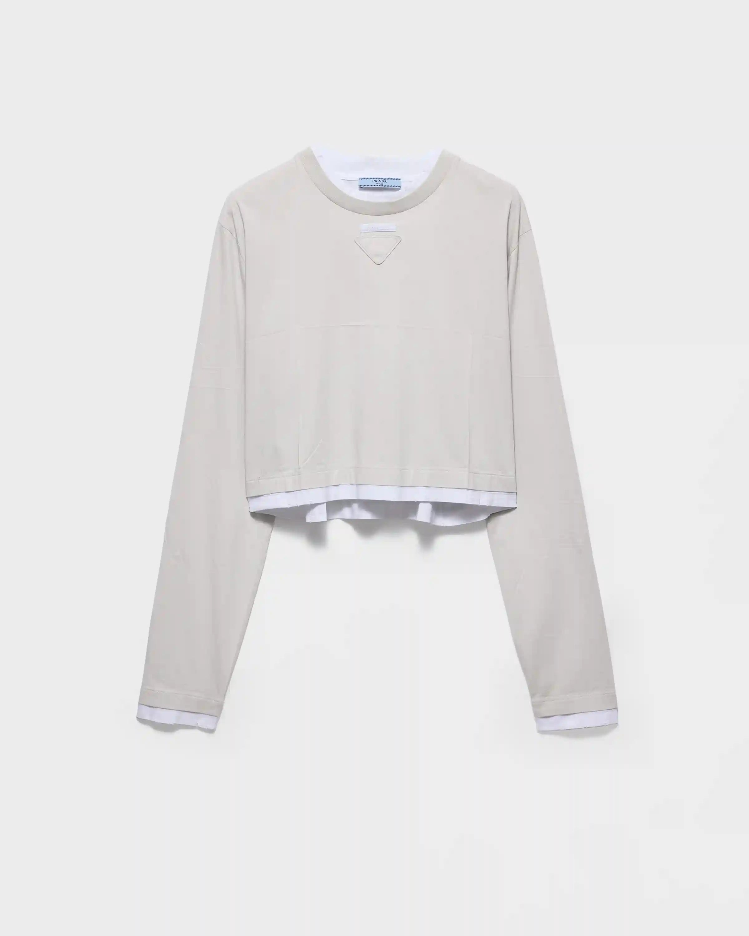 Long-sleeved jersey T-shirt 