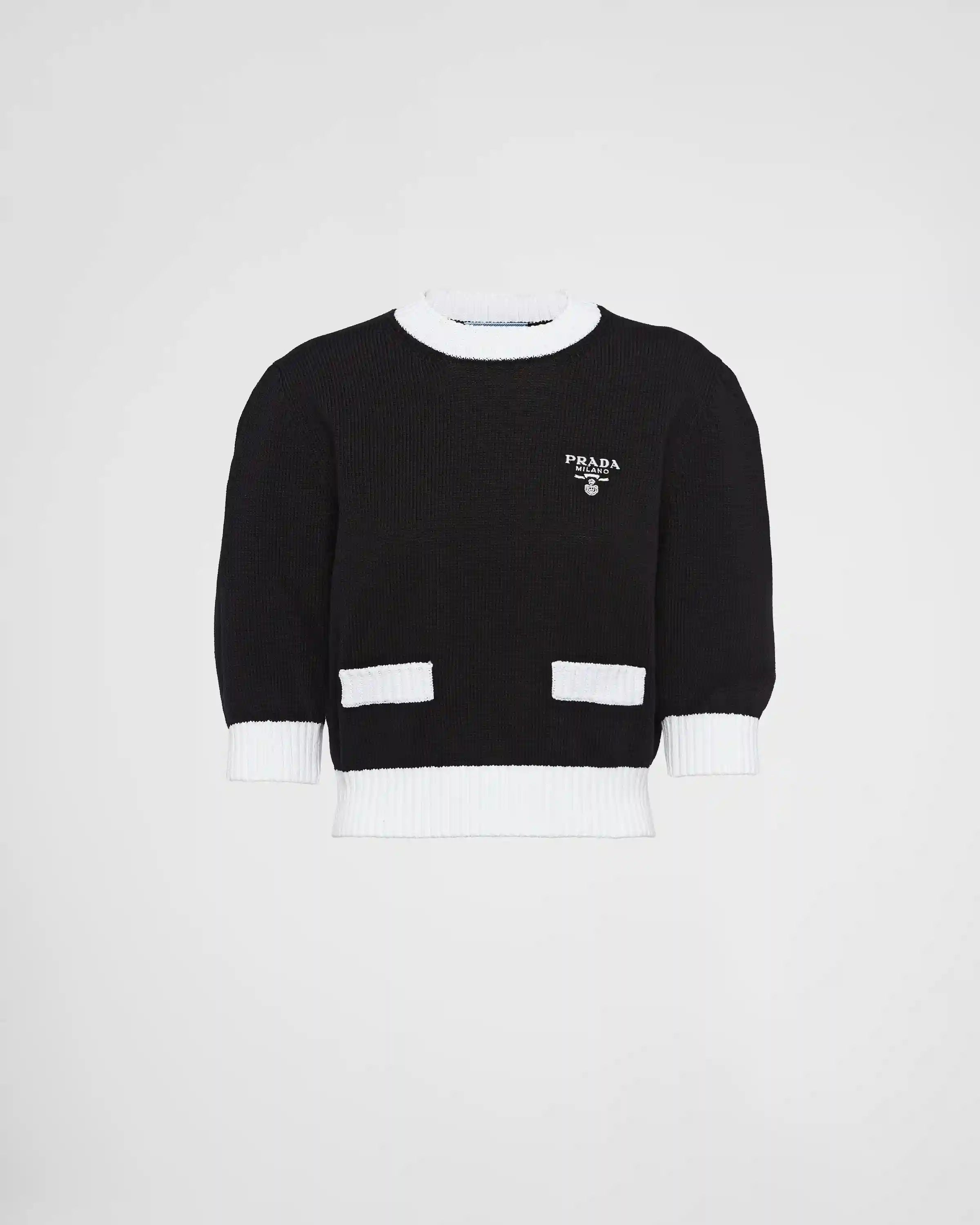 Cotton crew-neck sweater