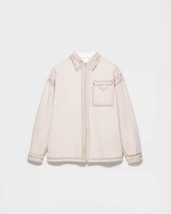 Bull denim zipper shirt