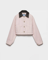 Canvas blouson jacket