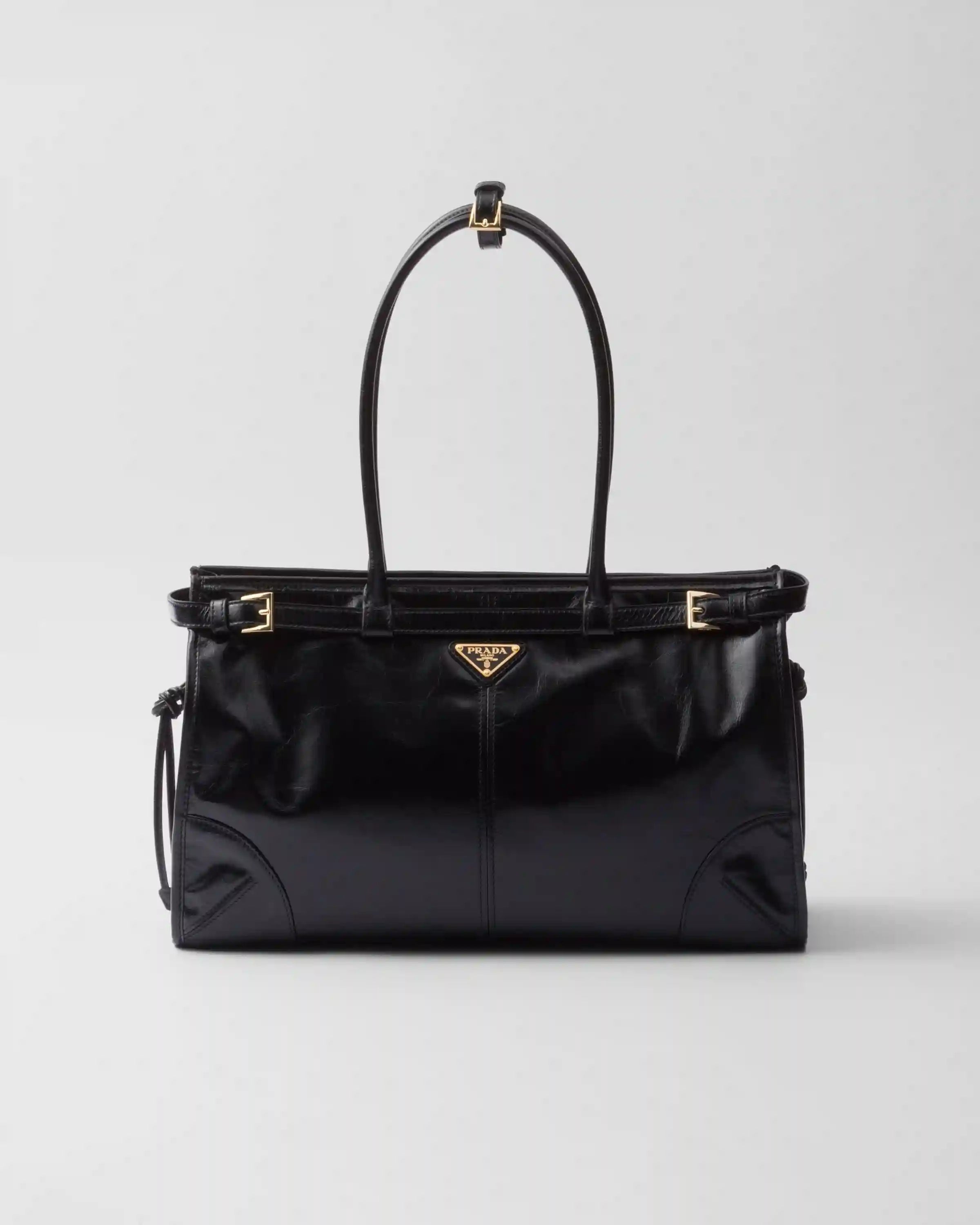 Prada Bonnie large leather handbag