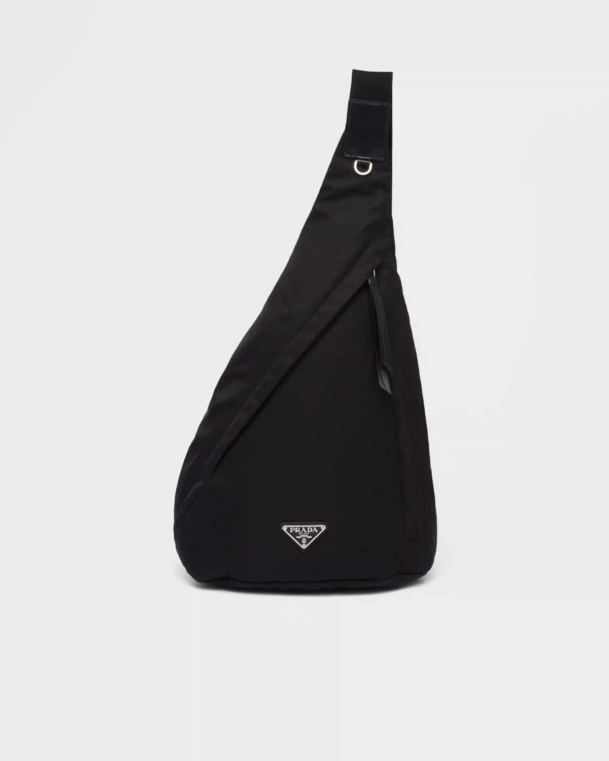 Re-Nylon and leather backpack