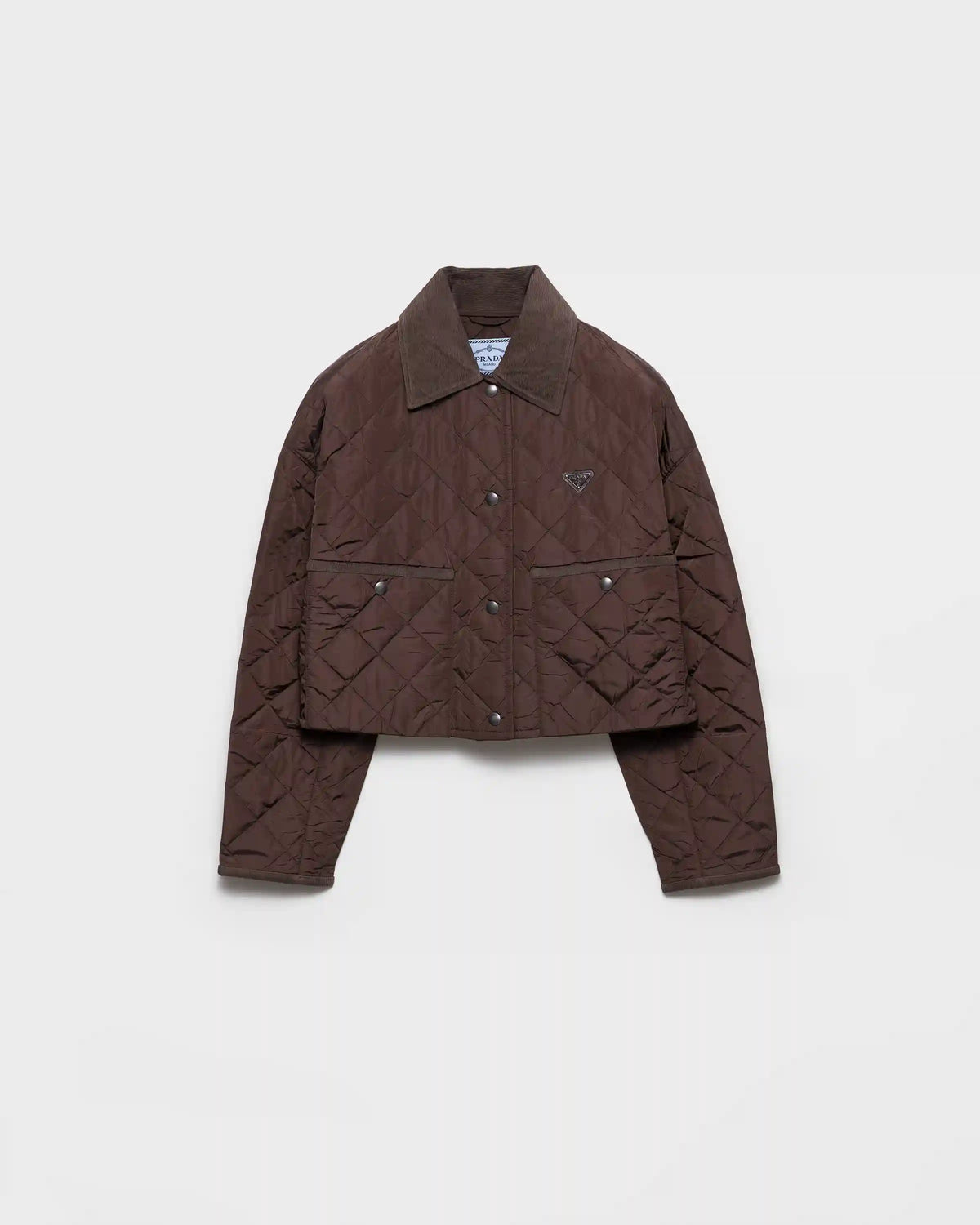 Lightweight Re-Nylon cropped blouson jacket