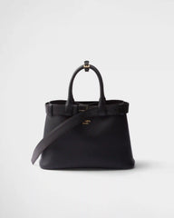 Prada Buckle small leather handbag with belt