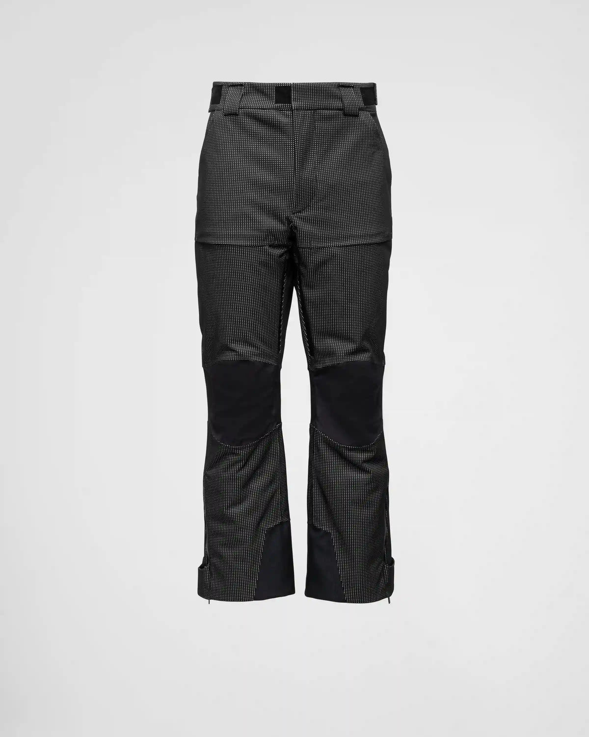 Reflective fabric ski pants