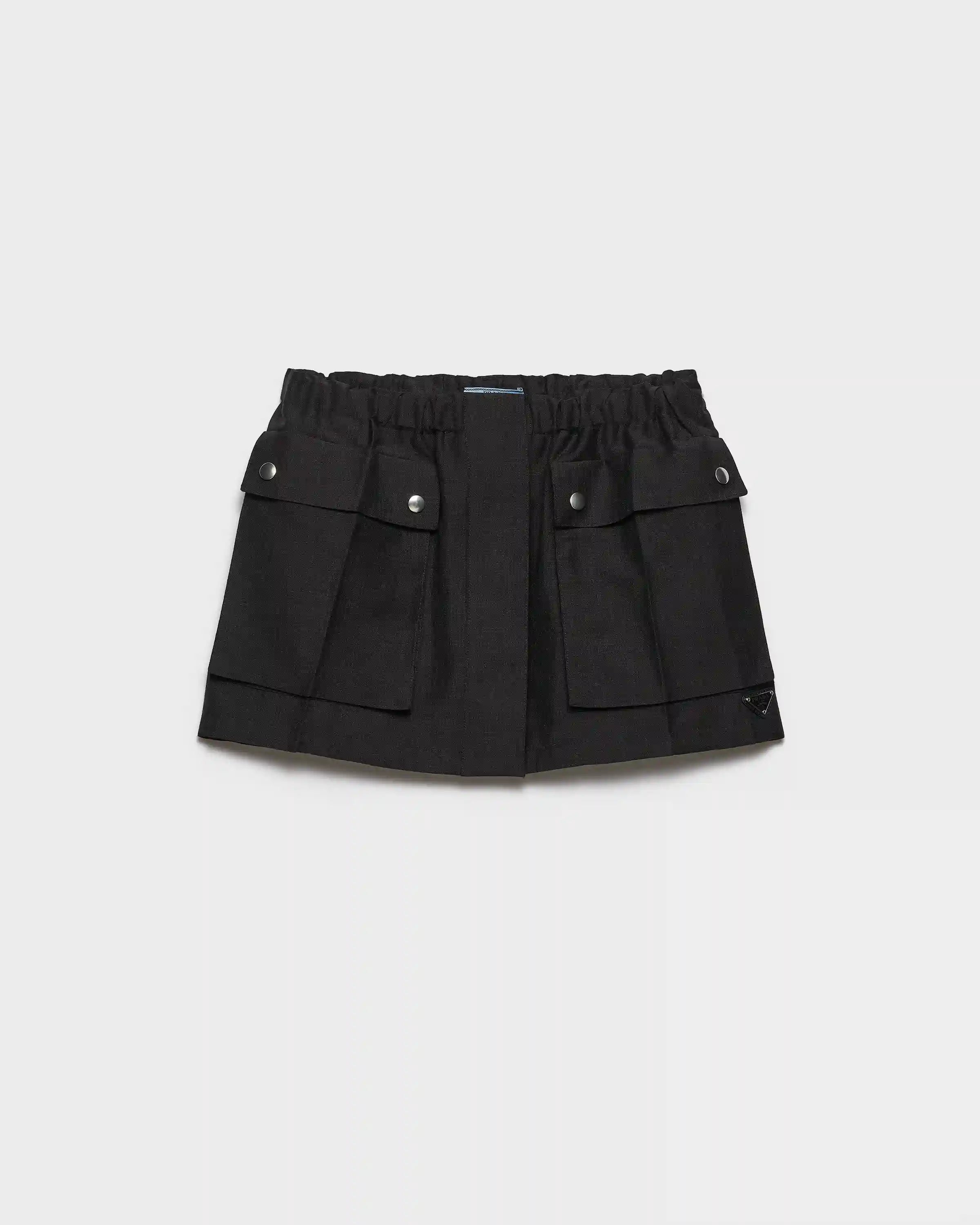 Kid mohair miniskirt