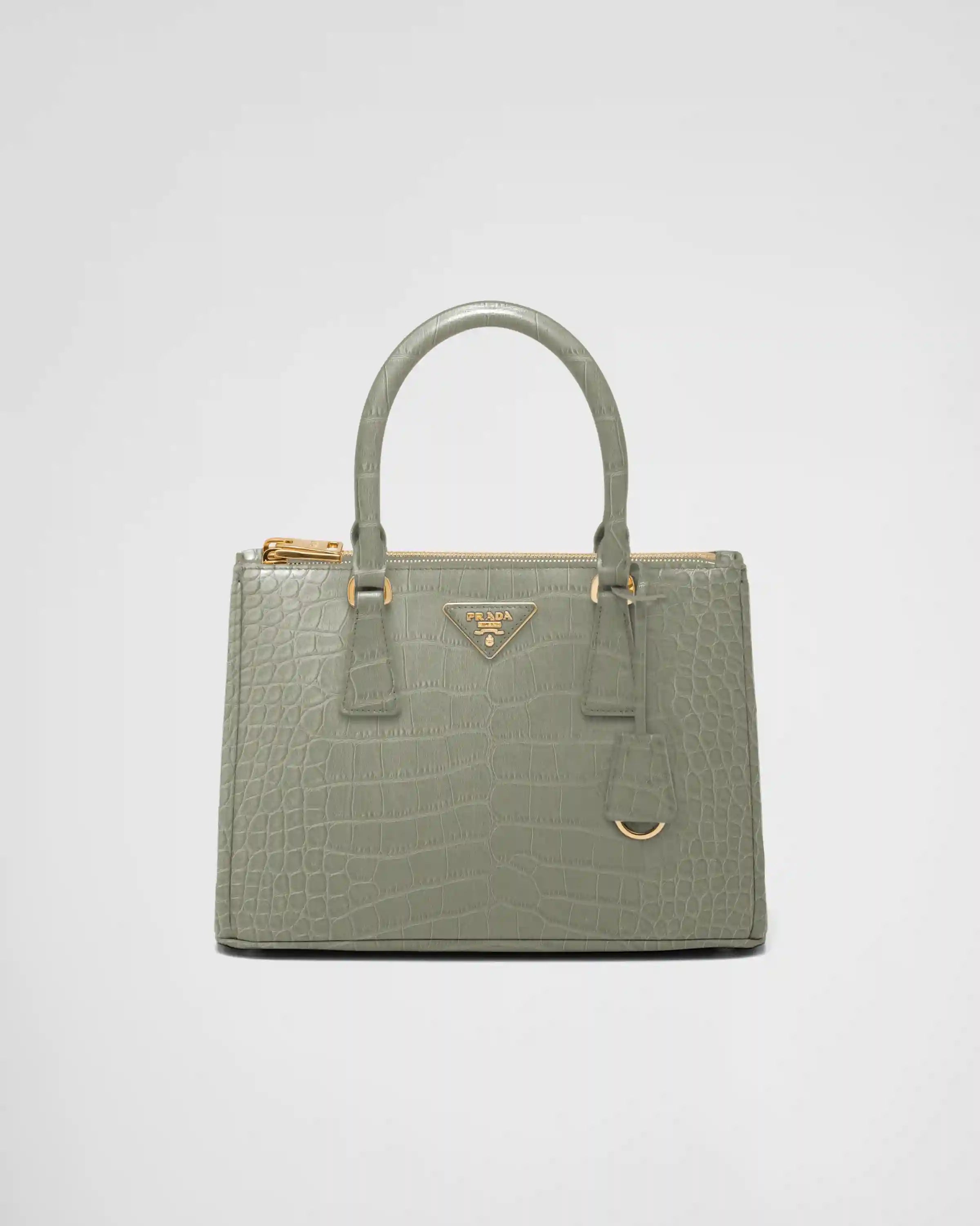 Prada Galleria medium crocodile leather bag