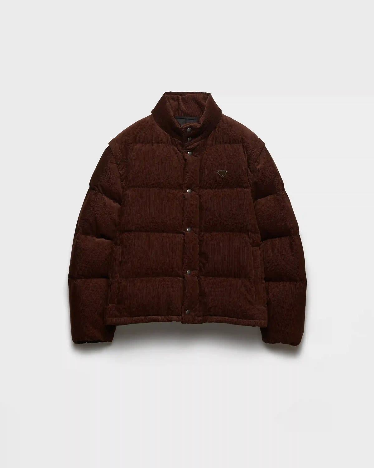 Medium-weight corduroy down jacket