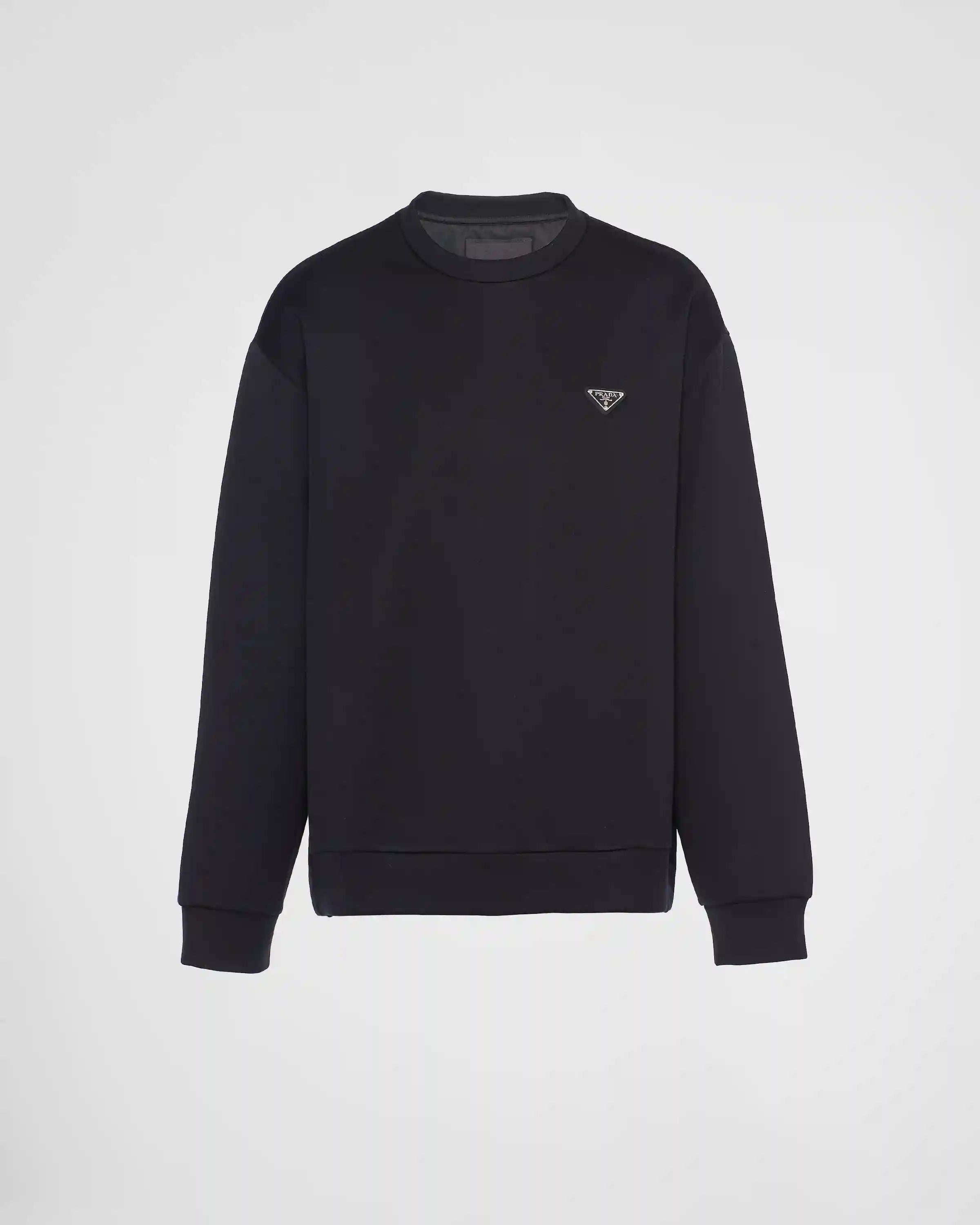Technical cotton sweatshirt