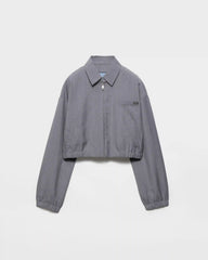Light mohair blouson jacket