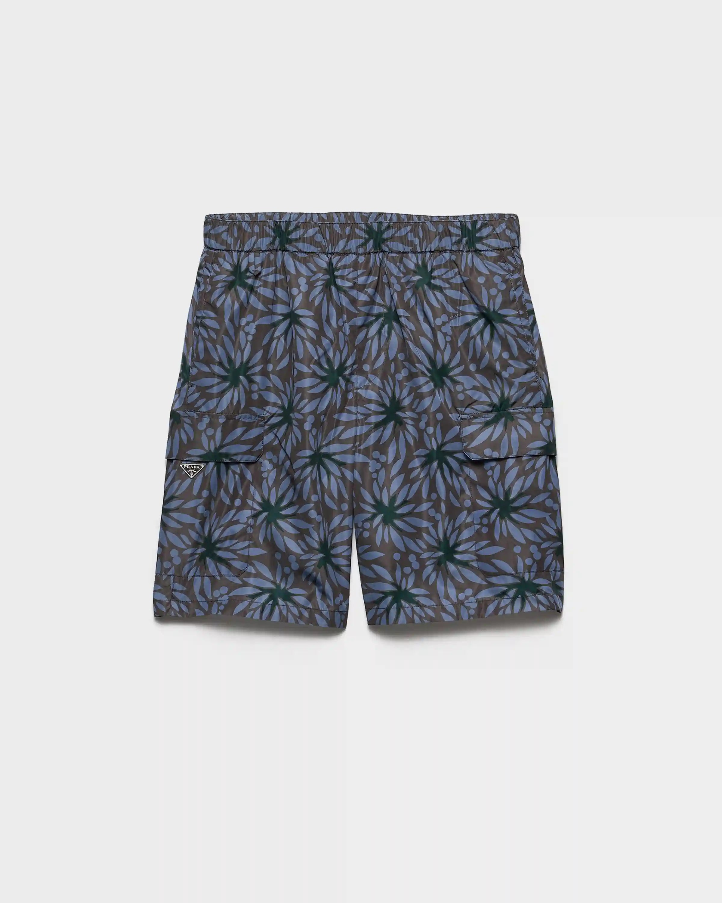 Printed Re-Nylon swim trunks