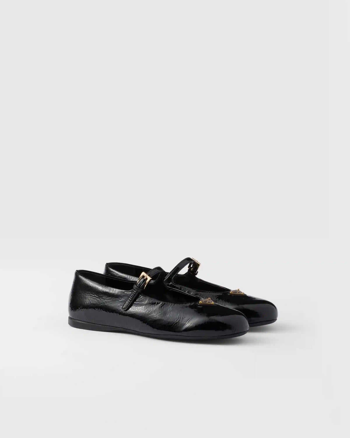 Naplak patent leather ballerinas