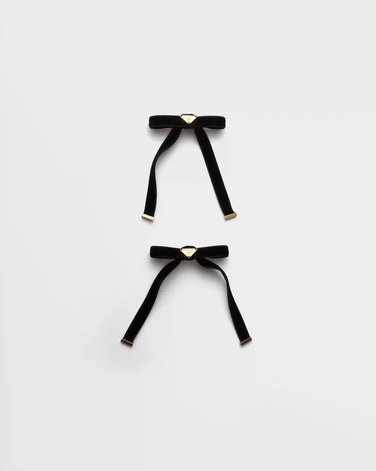 Velvet hair clips