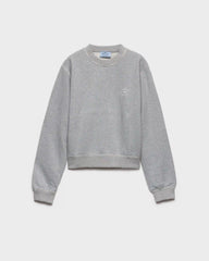 Cotton crew-neck sweatshirt
