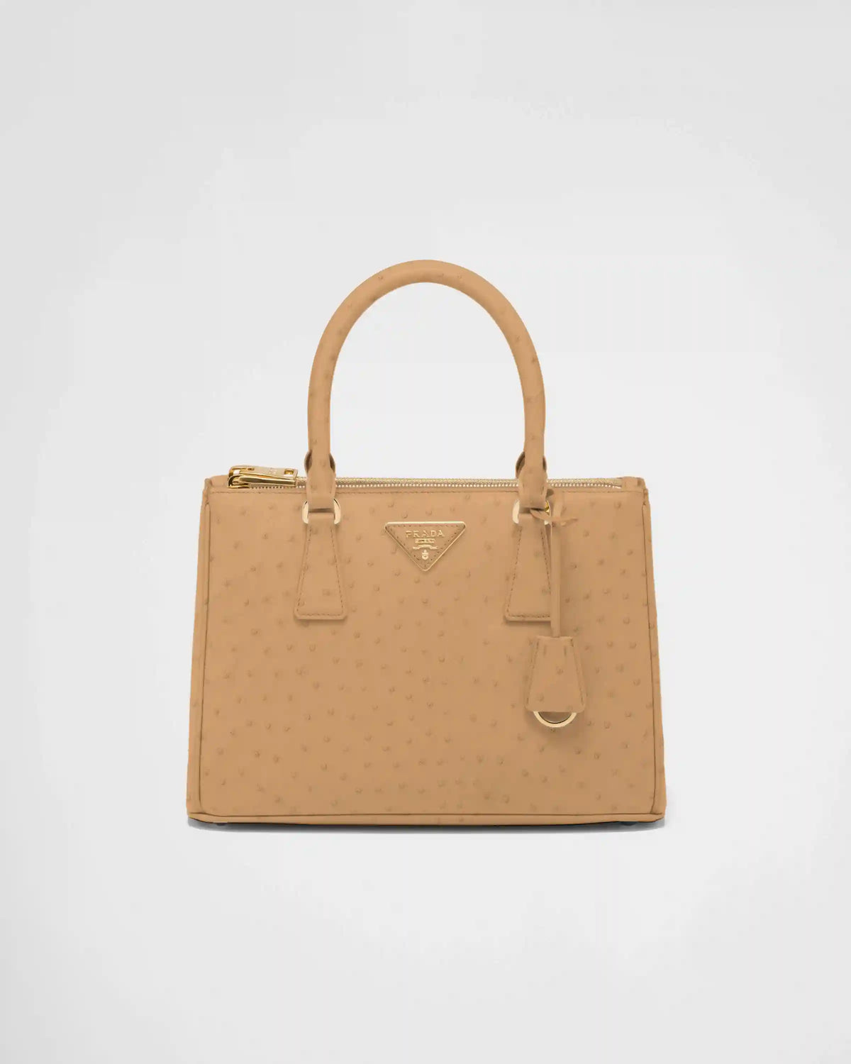 Prada Galleria medium ostrich leather bag