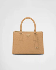 Prada Galleria medium ostrich leather bag