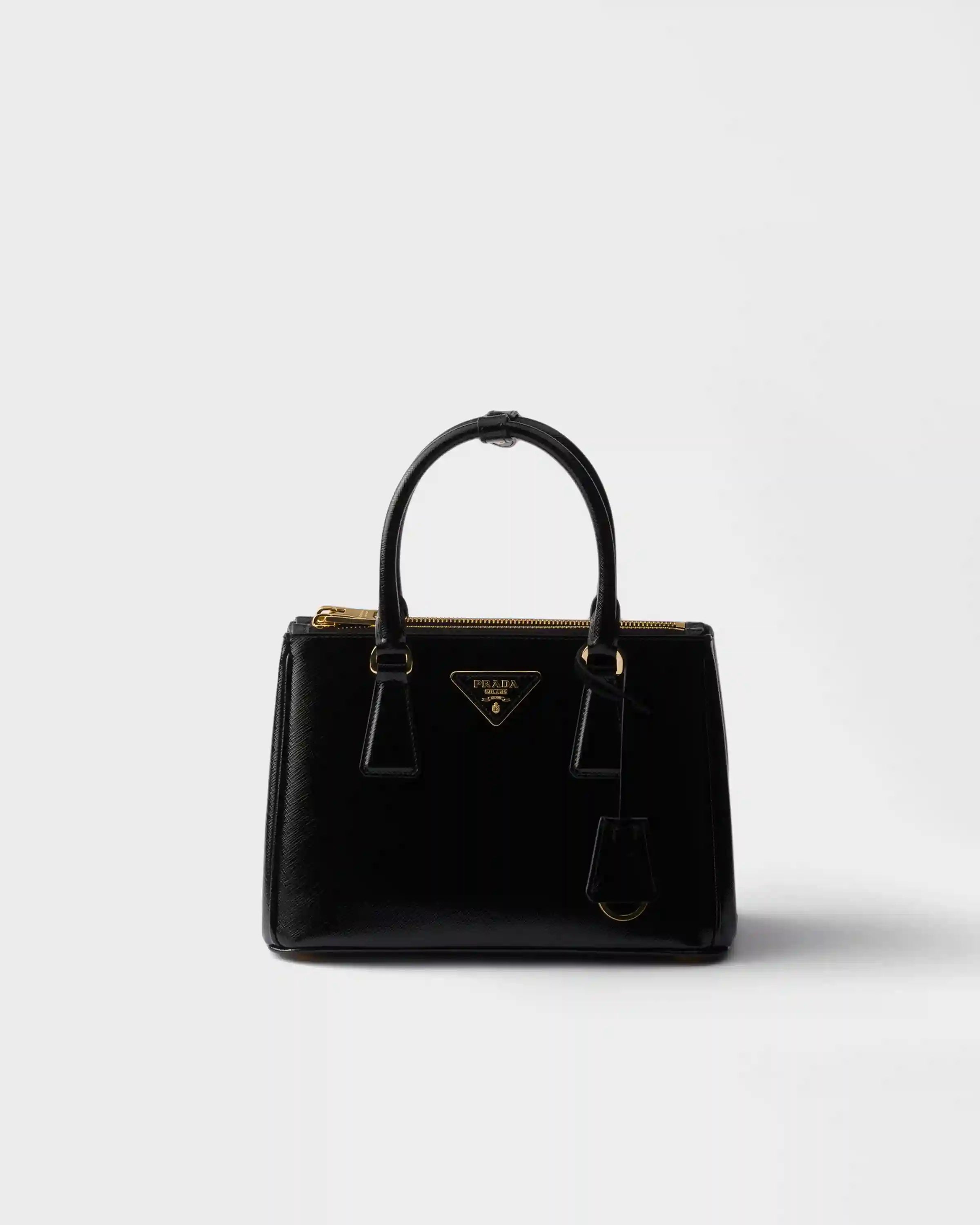 Prada Galleria small patent Saffiano leather bag