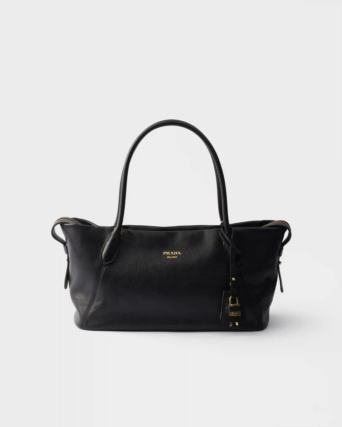 Prada Ouvert large leather tote bag