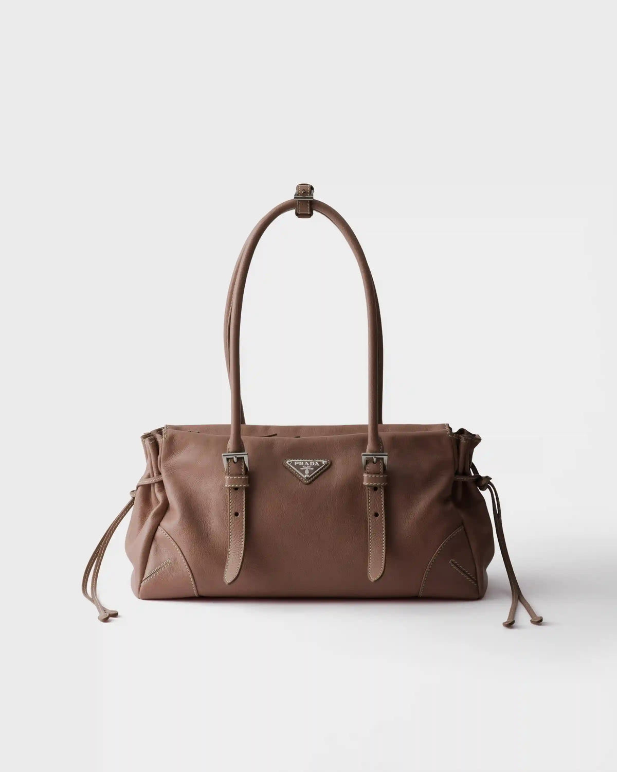 Prada Karin medium antiqued leather tote bag