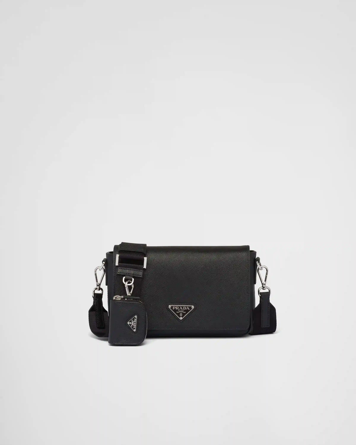 Saffiano leather shoulder bag