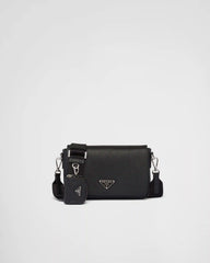 Saffiano leather shoulder bag