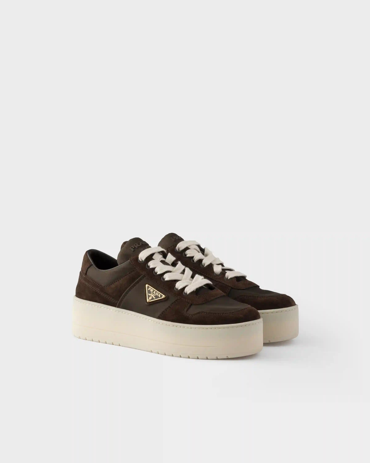 Downtown Bold Re-Nylon and suede sneakers