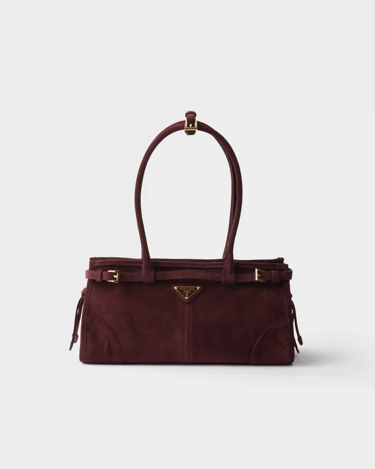 Prada Bonnie medium suede handbag