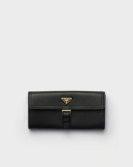 Large nappa leather wallet