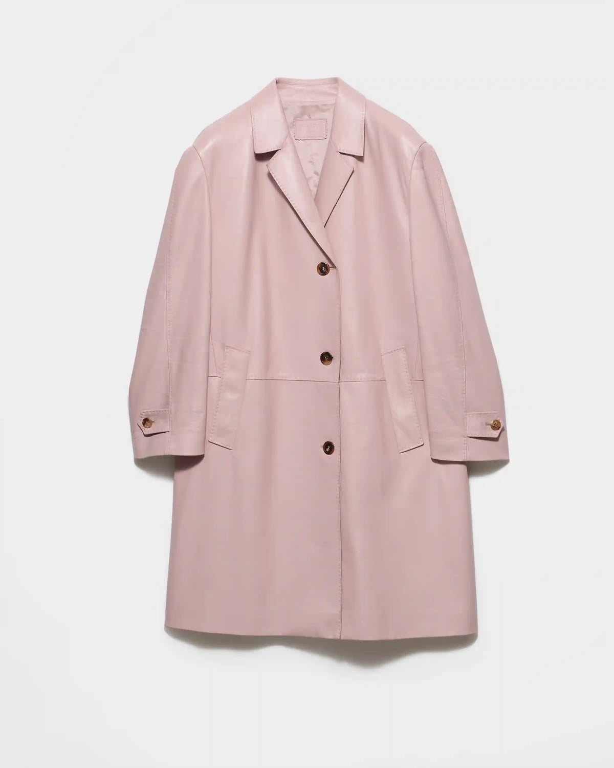Nappa leather coat
