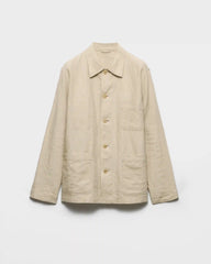 Single-breasted linen jacket