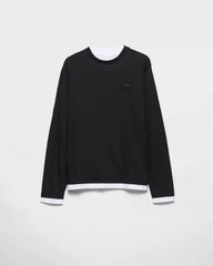 Long-sleeved cotton T-shirt