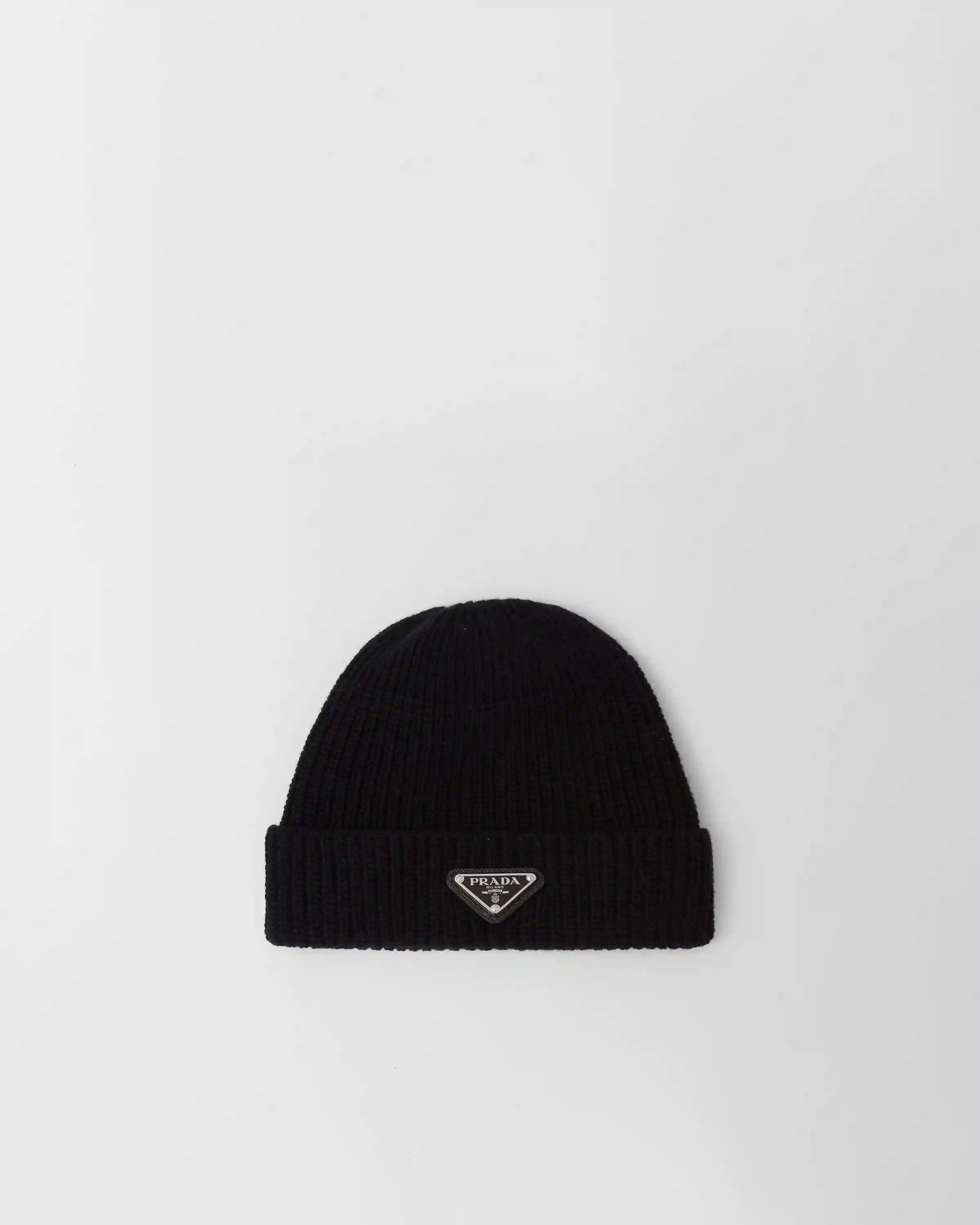 Wool and cashmere beanie