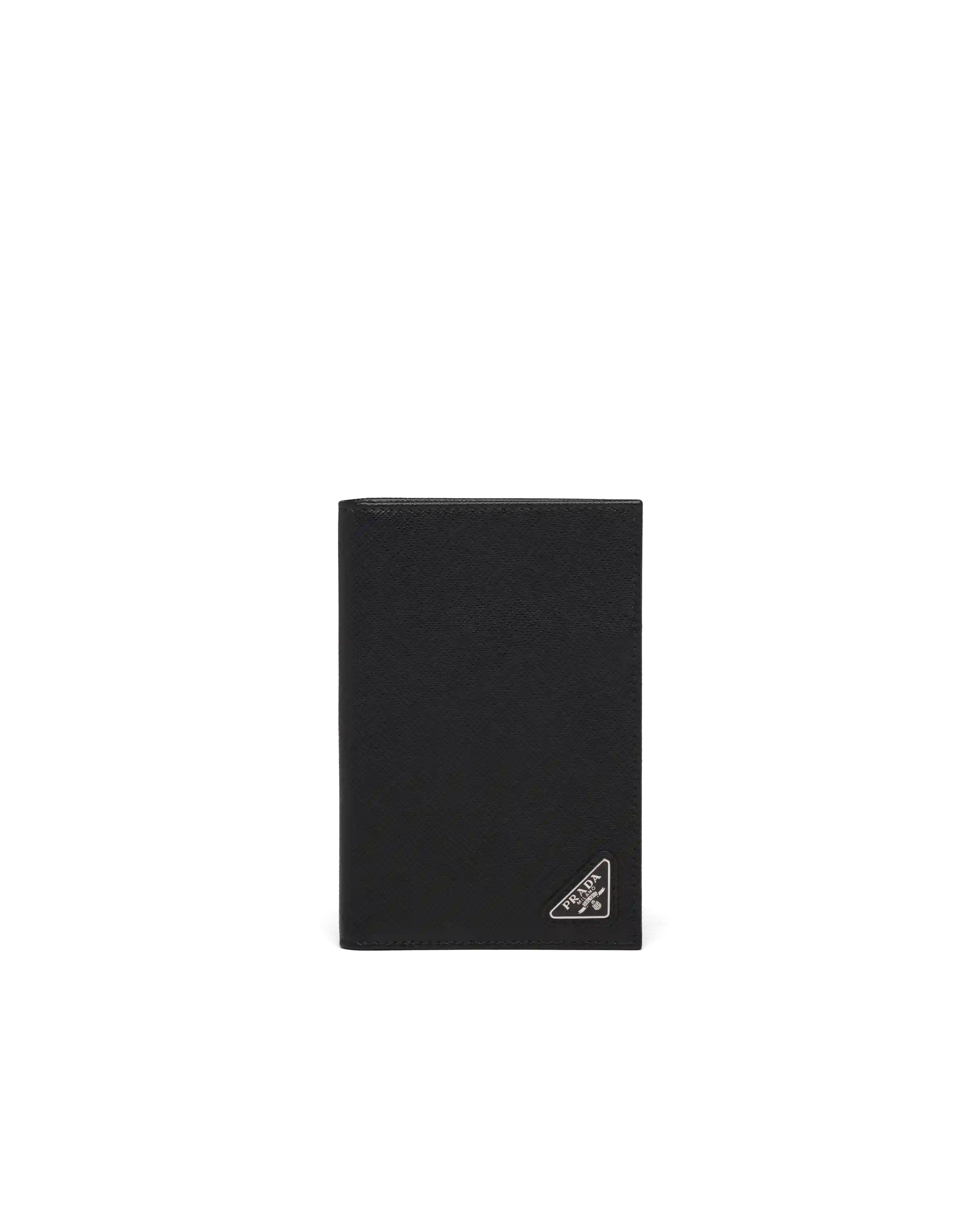 Saffiano leather passport holder