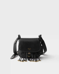 Prada Corsaire aged leather mini shoulder bag