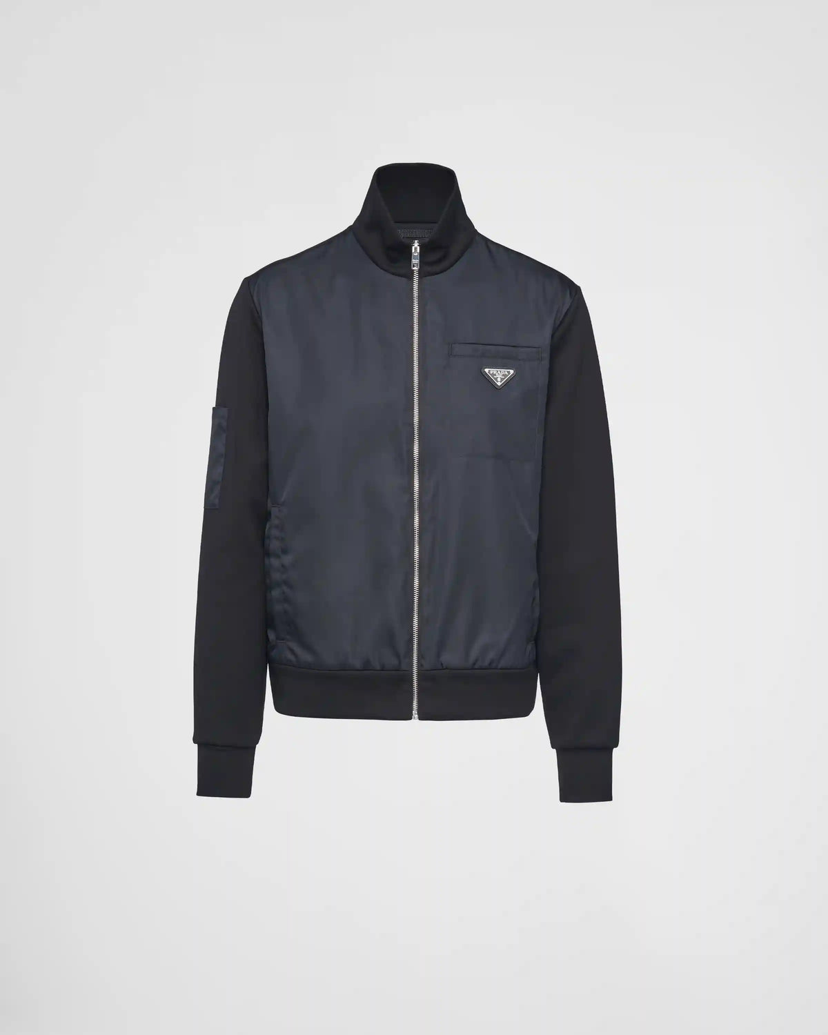 Sweatshirt with Re-Nylon details