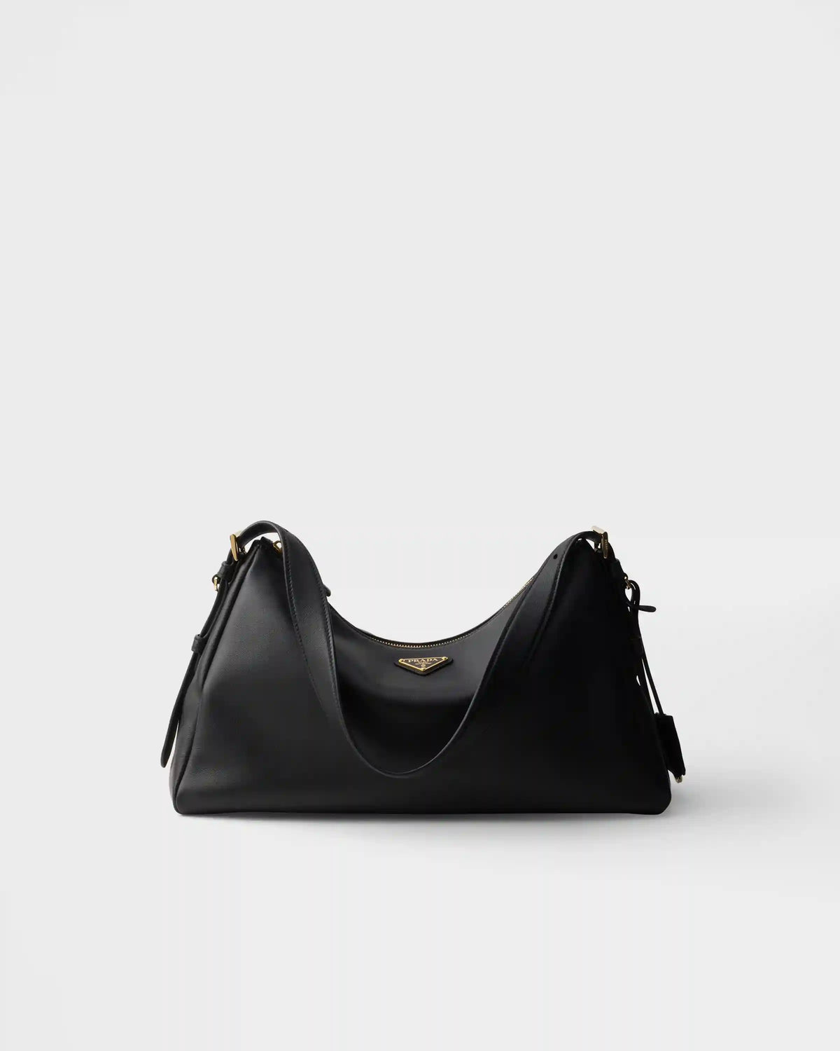 Prada AimÃ©e large leather shoulder bag