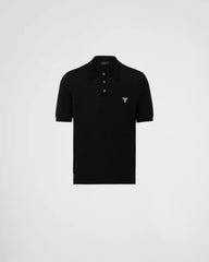 Superfine wool polo shirt