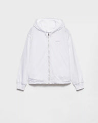 Reversible jersey hoodie