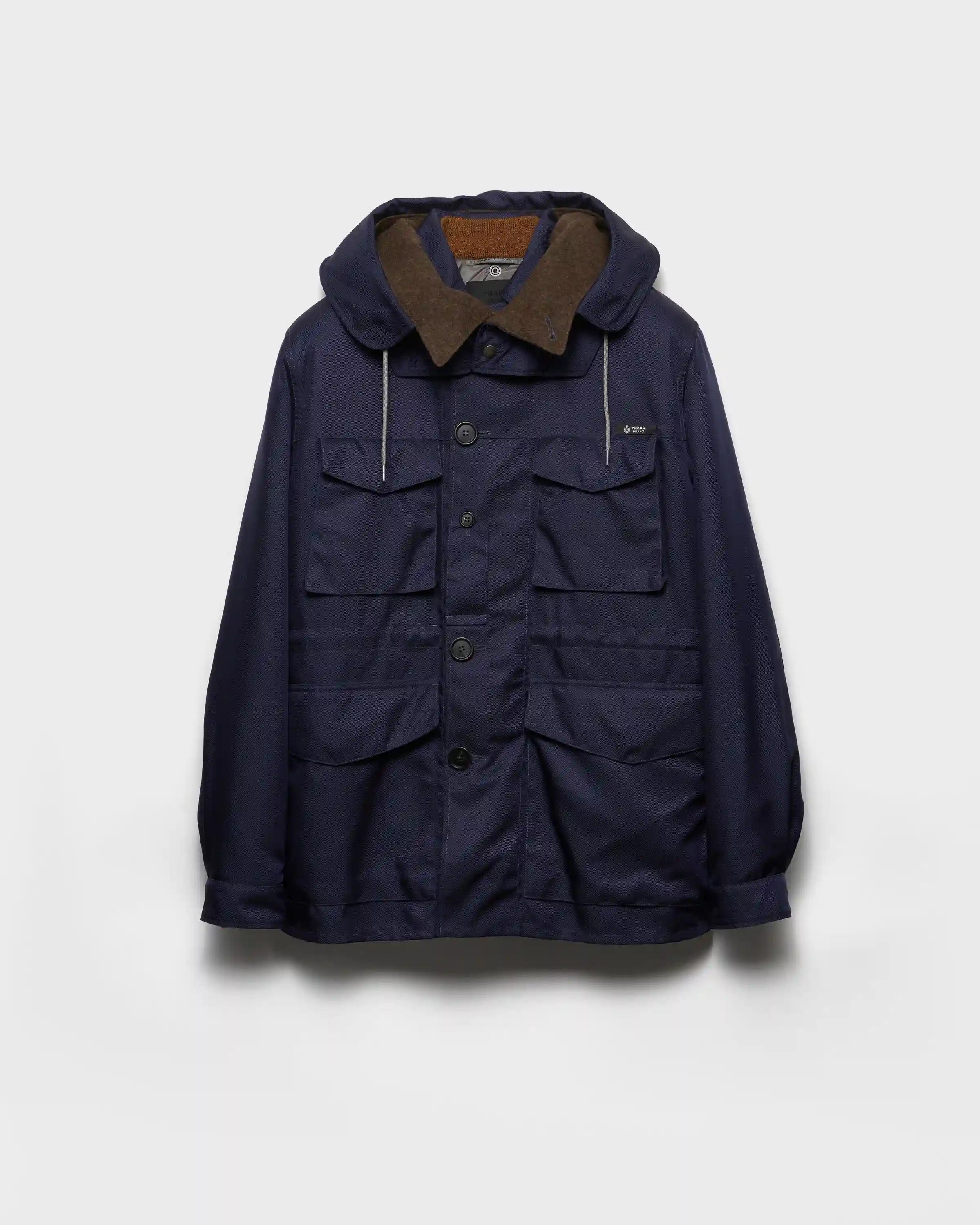 Hooded cotton jacket