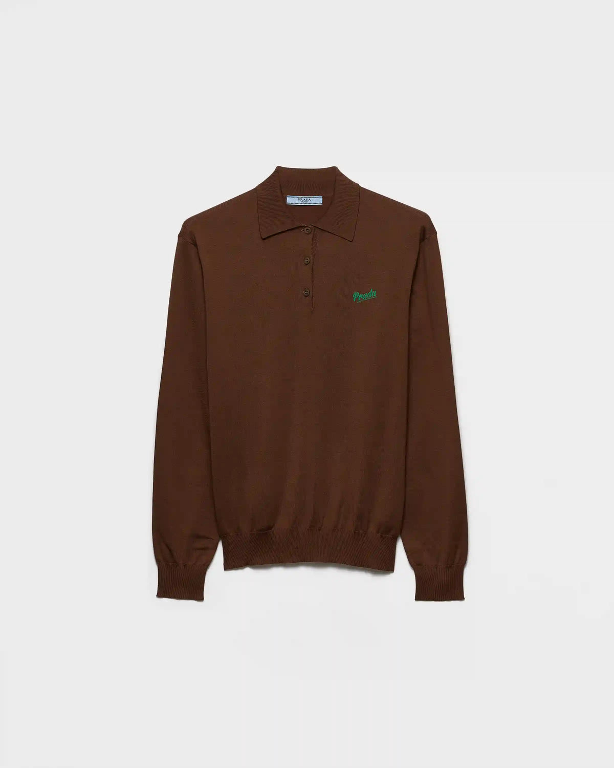 Silk polo shirt