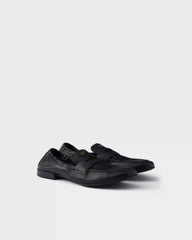 Shuffle antiqued leather loafers