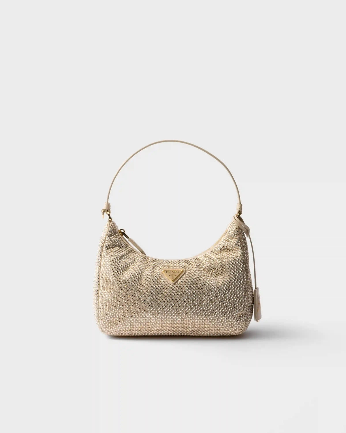 Prada Re-Edition 2005 mini crystal-studded satin bag