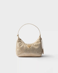 Prada Re-Edition 2005 mini crystal-studded satin bag