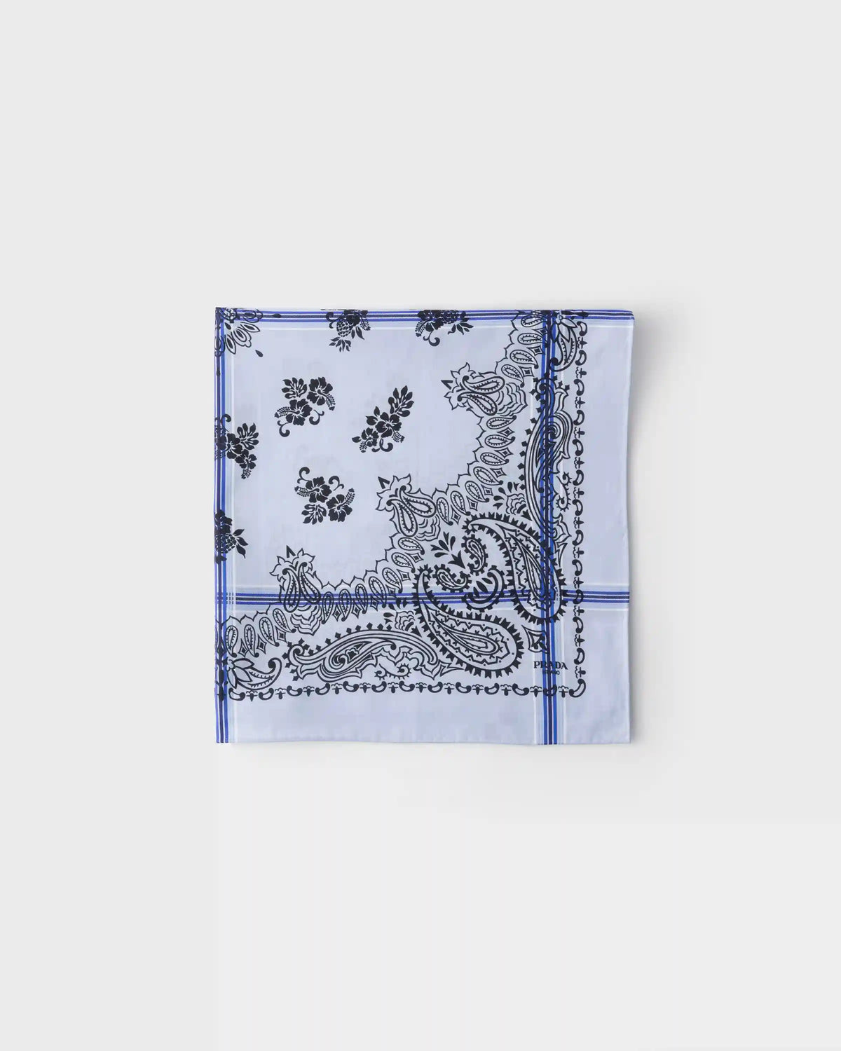 Printed cotton scarf 65