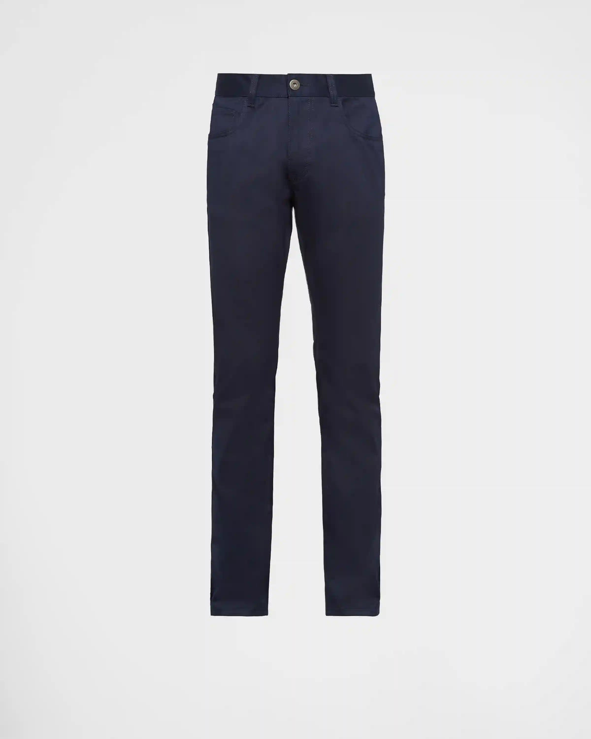 Five-pocket stretch drill jeans