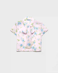 Floral print batiste shirt